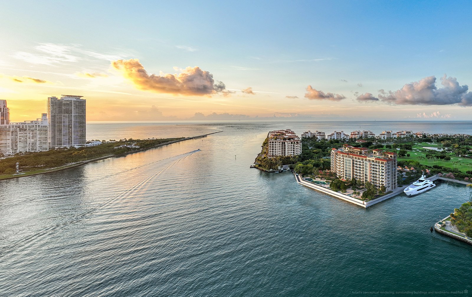 Six Fisher Island rendering